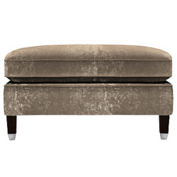 Duresta Grayson Footstool, Umber Leg Pimlico Mink